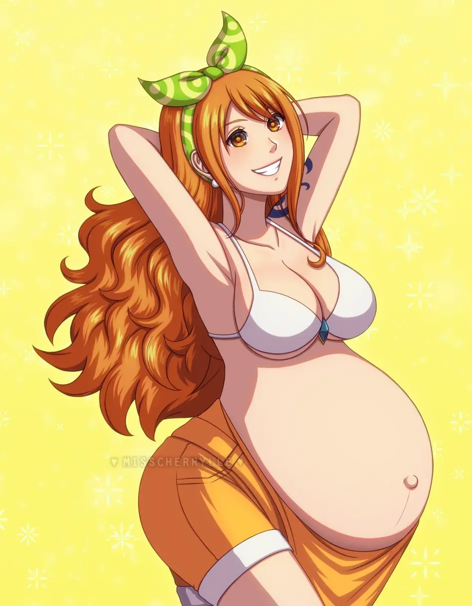 Image 1girls,big_breasts,breasts,clothed,clothing,female,female_only,hair_ornament,hairbow,head_tilt,long_hair,open_mouth,pocket,smile,solo,standing,very_long_hair,bangs,navel,background,bra,underwear,ass,colored,female_focus,thighs,one_piece,orange_eyes,headwear,smiling_at_viewer,watermark,armpits,accessory,adricarra,arms,arms_above_head,arms_behind_head,arms_up,artist_name,bare_armpits,bare_belly,bare_midriff,bare_shoulders,bare_thighs,belly,belly_button,bent_arms,big_belly,blue_accessory,blue_gem,blue_gemstone,blue_jewel,blue_jewelry,blue_tattoo,brassiere,breasts_outside,brown_eyelashes,cleavage,clothed_female,clothes,clothes_around_waist,clothes_down,collarbone,color,covered_nipples,digital_art,digital_drawing_(artwork),digital_media,digital_media_(artwork),digital_painting_(artwork),ear,earring,elbows,eyebrows,eyebrows_visible_through_hair,eyelashes,eyelids,eyes,fringe,fringe_hair,gem,gemstone,gold_(metal),gold_trim,gravid,green_hair_bow,green_hair_ornament,green_hairband,green_headband,green_headgear,green_headwear,grin,grinning,grinning_at_viewer,hair_accessory,hair_adornment,hair_band,hairband,happy,happy_female,head_accessory,head_ornament,headband,headgear,heavily_pregnant,huge_belly,jewel,jewellery,jewelry,lingerie,looking_away,midriff,midriff_showing,misscherrylle,mouth,nami_(one_piece),neck,nipples_covered,nose,one_piece_film_stampede,open_smile,orange_clothes,orange_clothing,orange_eyebrows,orange_hair,orange_overalls,ornament,outie_belly_button,outie_navel,overalls,overalls_down,pearl,pearl_(gem),pearl_(gemstone),pearl_earring,popped_navel,post-timeskip,pregnancy,pregnant,pregnant_belly,pregnant_female,ready_to_pop,round_ass,round_belly,round_breasts,round_butt,sapphire_(gem),sapphire_(gemstone),sapphire_(stone),shaded,shading,shadow,shiny,shiny_hair,shoulders,side_boob,side_view,sideboob,sideview,single_female,single_girl,smile_at_viewer,sole,sole_female,sole_focus,solo_female,solo_focus,strand_of_hair,straps,tattoo,tattoo_on_arm,tattooed_arm,teeth,teeth_showing,teeth_visible,tilted_head,under_boob,underboob,vibrant,vibrant_background,waist-length_hair,waist_length_hair,wavy_hair,white_accessory,white_bra,white_clothes,white_clothing,white_lingerie,white_teeth,white_underwear,yellow_background