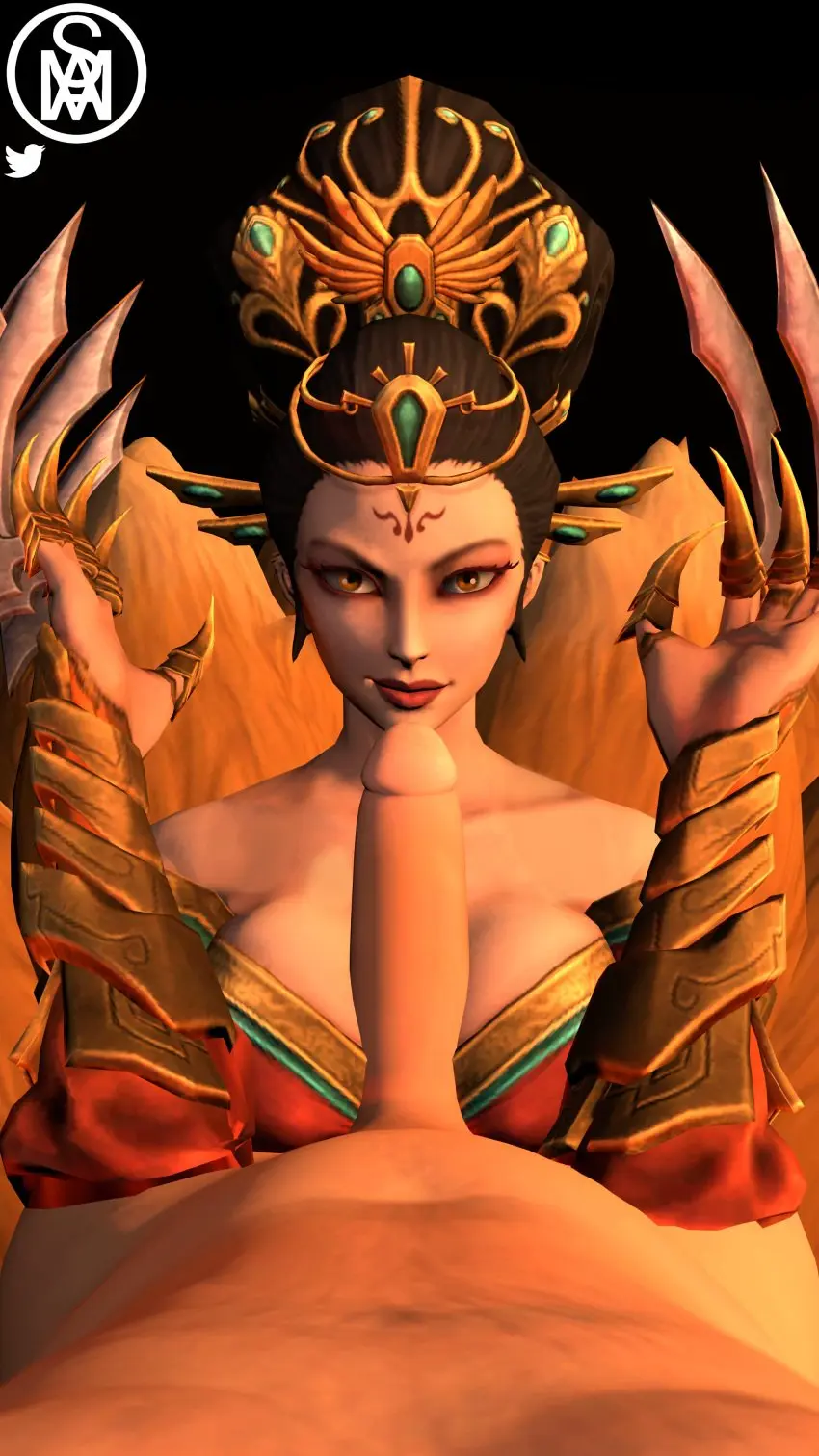 Image 1girls,big_breasts,breasts,female,light-skinned_female,light_skin,1boy,black_hair,male,penis,big_penis,light-skinned_male,asian_mythology,goddess,mythology,paizuri,smite,3d,pov,middlemansfm,sfm,chinese_mythology,da_ji_(smite)