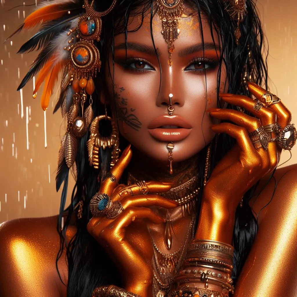 Image ai_generated,goddess,indigenous,native_american,native_american_female