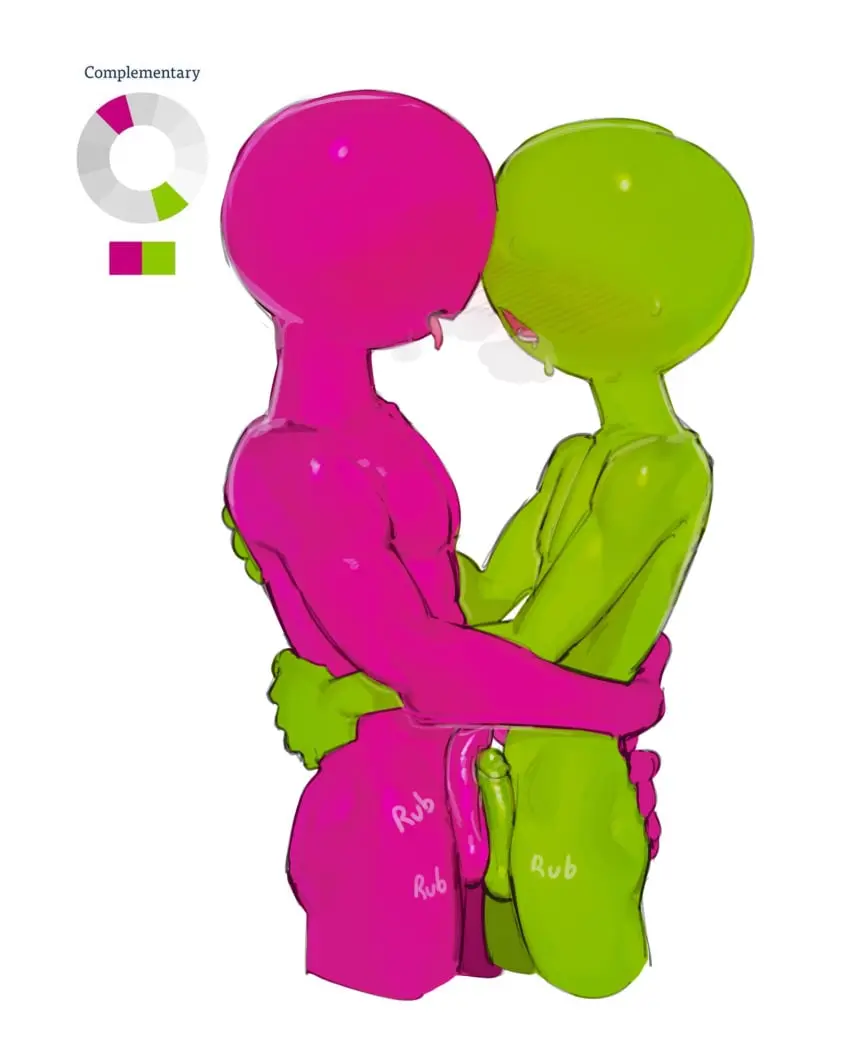 Image blush,male,penis,tongue_out,tongue,sex,erection,humanoid,humanoid_penis,2boys,male_only,yaoi,color,balls,purple_skin,green_skin,testicles,heavy_breathing,gay,gay_sex,smooth_penis,toony,rubbing,toony_face,after_kiss,ballsack,color_theory,eyeless_male,frottage,gay_male,hugging,kogito,scrotum,stickman