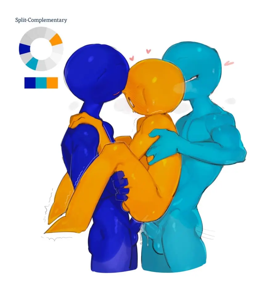Image blush,cum,male,penis,threesome,cum_in_ass,male_only,yaoi,cum_inside,gay,gay_sex,double_anal,carrying_partner,carrying,orange_skin,toony,3boys,double_penetration,rubbing,toony_face,color_theory,gay_male,hugging,kogito,stickman,blue_skin,carrying_another,carrying_position,cyan_skin,dark_blue_skin,no_eyes,shaking,shaking_legs