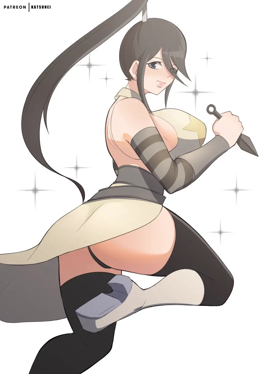 Image big_breasts,breasts,female,large_breasts,light-skinned_female,light_skin,black_hair,black_legwear,blue_eyes,thighhighs,panties,underwear,ass,big_ass,thighs,voluptuous,ponytail,wide_hips,voluptuous_female,dress,black_panties,legwear,thigh_highs,large_ass,black_underwear,katsunei,nakatsukasa_tsubaki,soul_eater