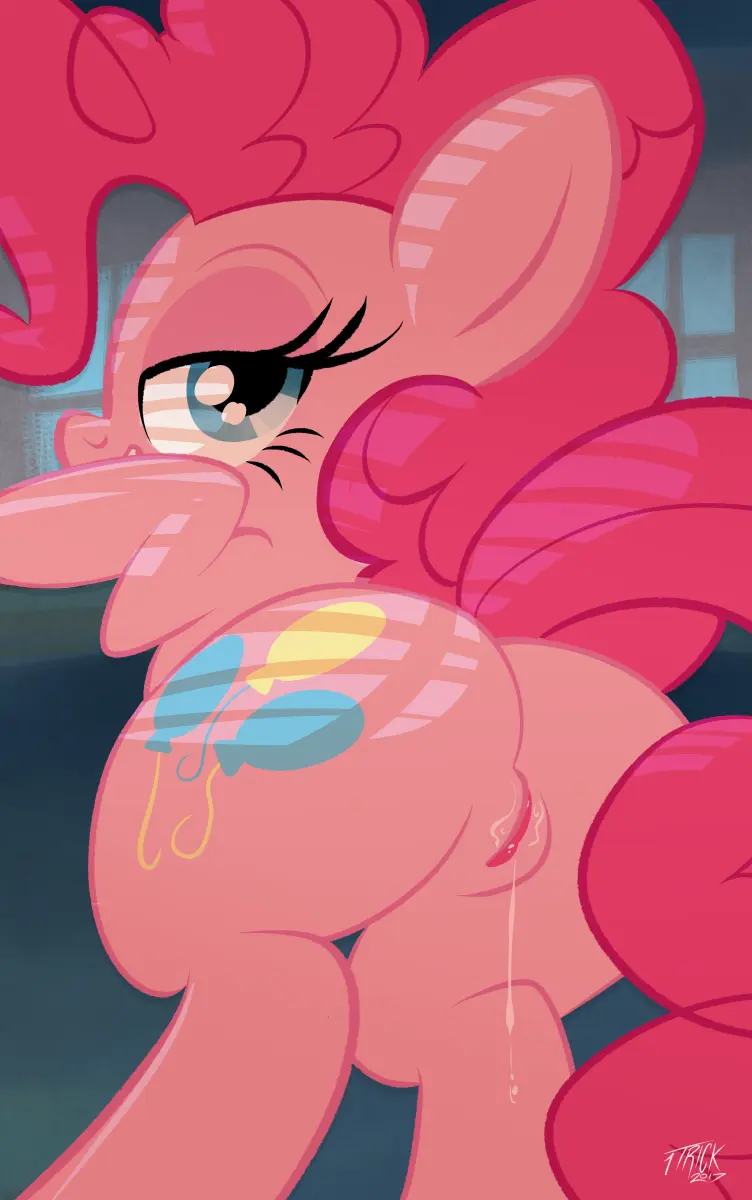 Image female,hi_res,solo,blue_eyes,pussy,ass,vagina,genitals,friendship_is_magic,hasbro,my_little_pony,pink_body,1trick,pinkie_pie_(mlp)