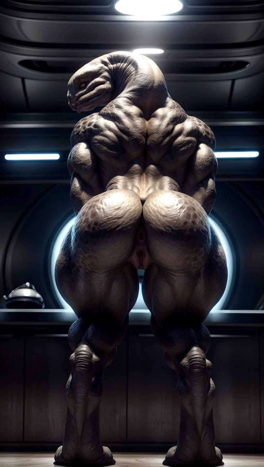 Image 1girls,big_breasts,breasts,female,female_only,hi_res,highres,looking_at_viewer,open_mouth,solo,nude,pussy,yellow_eyes,ass,big_ass,big_butt,female_focus,looking_back,thick_thighs,voluptuous,muscular,wide_hips,feet,ai_generated,solo_female,solo_focus,teeth,from_behind,from_behind_position,anthro,nude_female,anus,naked,thick_ass,voluptuous_female,half-closed_eyes,curvy_figure,indoors,self_upload,sharp_teeth,grey_body,inside,rear_view,no_nose,squatting,high_resolution,naked_female,2024,crouching,long_neck,no_humans,full_body,muscular_female,slit_pupils,toes,looking_back_at_viewer,bald,alien,anthropomorphic,alien_girl,yellow_sclera,halo_(series),grey_skin,microsoft,facing_away,alien_humanoid,343_industries,bungie,crouching_female,dimples_of_venus,female_sangheili,halo_(game),mandibles,narrow_waist,non_mammal_breast,sangheili,sangussy,squat,squatting_position,theguildedhero,xbox,xbox_game_studios