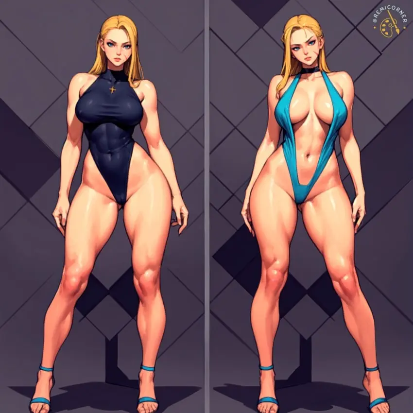 Image 1girls,big_breasts,breasts,female,female_only,solo,bikini,ass,big_ass,thick_thighs,milf,muscular,wide_hips,ai_generated,solo_focus,tagme,swimsuit,mature_female,3d,fit,fit_female,straight_hair,abs,muscular_female,capcom,street_fighter,street_fighter_6,cammy_white