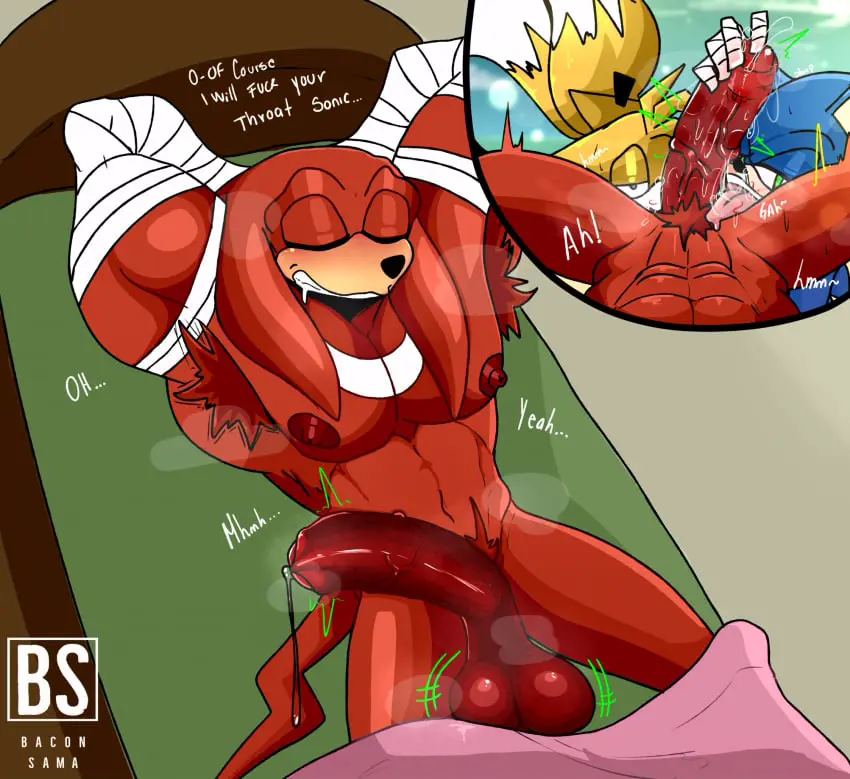 Image clothing,hi_res,nipples,group_sex,male,oral,penis,tail,threesome,tongue_out,lying,on_back,tongue,sex,erection,muscular,muscular_male,watermark,hands_behind_head,male/male,male_only,balls,drooling,anthro,veiny_penis,text,half-closed_eyes,closed_eyes,gay,saliva,bed,genital_fluids,bodily_fluids,canid,canine,fur,genitals,mammal,precum,dialogue,pecs,yellow_body,yellow_fur,foreskin,uncircumcised,english_text,narrowed_eyes,precum_drip,blue_body,sega,sonic_(series),sonic_the_hedgehog,sonic_the_hedgehog_(series),abs,dripping,first_person_view,blue_fur,vein,furniture,fox,markings,throbbing,throbbing_penis,handwear,group,trio,pubes,sleeping,red_body,mostly_nude,sucking,big_pecs,multi_tail,body_hair,red_fur,armpit_hair,hedgehog,miles_prower,tails,tails_the_fox,saliva_on_penis,sleep_sex,2_tails,bacon_sama,ball_suck,echidna,eulipotyphlan,hand_wrappings,handwear_only,knuckles_(boom),knuckles_the_echidna,monotreme,sonic_boom,sweat_clouds,throbbing_balls,white_markings