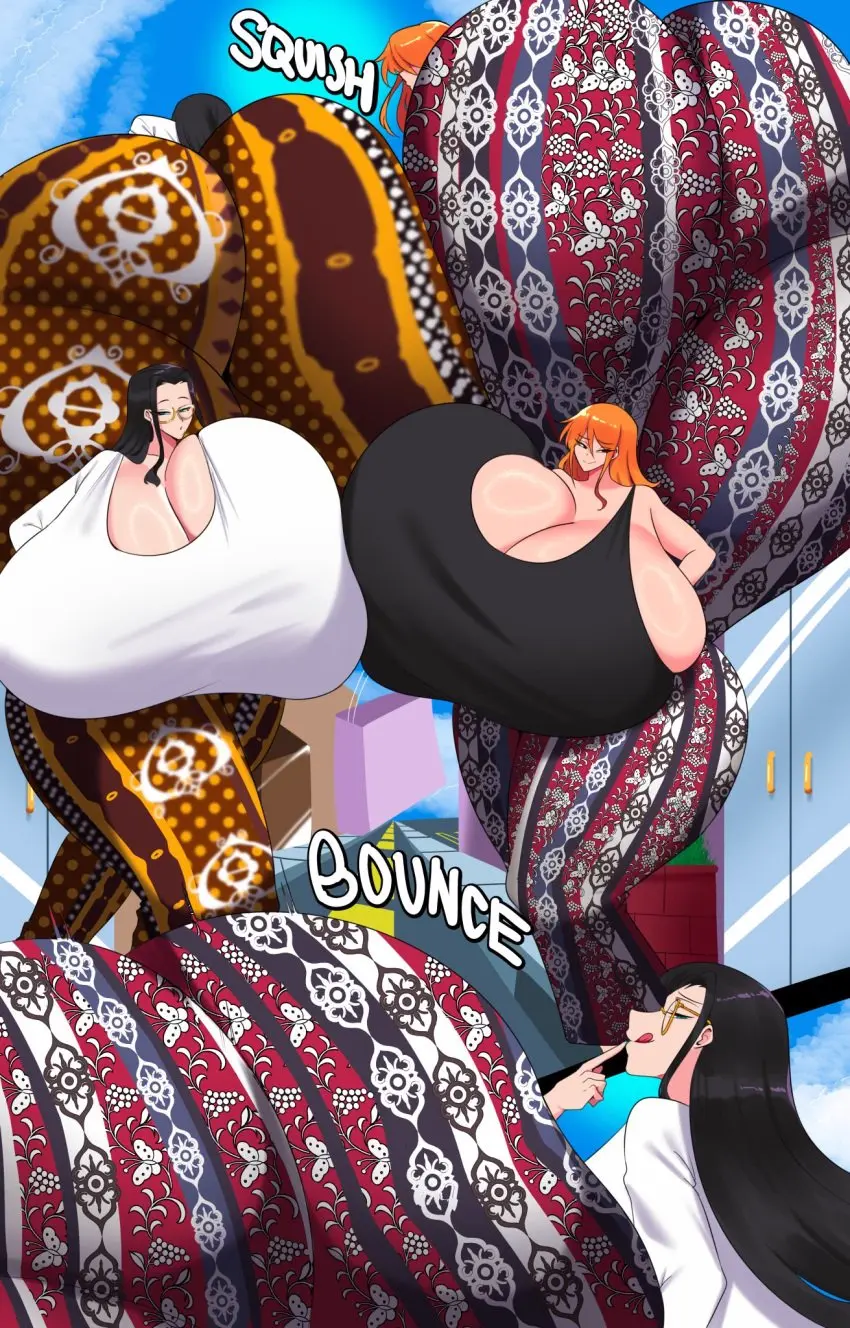 Image big_breasts,breasts,female,female_only,2girls,ass,big_ass,bottom_heavy,huge_ass,thick_thighs,one_piece,nami_(one_piece),post-timeskip,huge_breasts,fat_ass,hyper_breasts,tagme,comic,comic_page,fully_clothed,hyper_ass,guabeyo,nyabeyo,ass_bigger_than_head,flare_pants,forbidden_pants,nico_robin