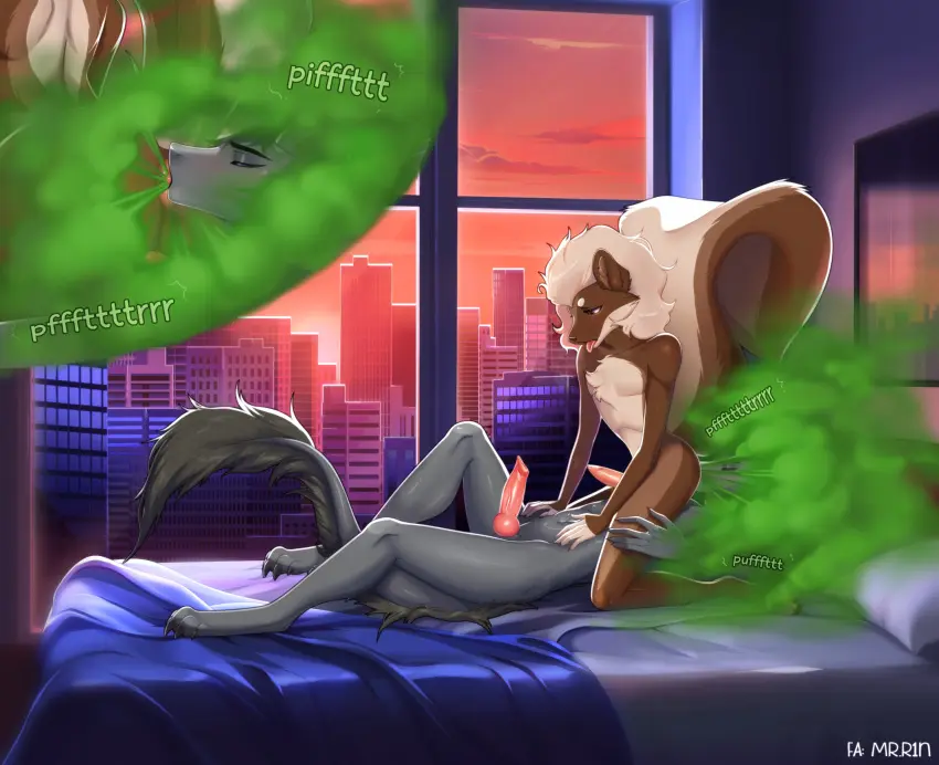 Image hi_res,male,oral,penis,tail,tongue_out,lying,on_back,tongue,sex,duo,erection,anal,male/male,anthro,anus,mythology,bed,fur,genitals,mammal,claws,horn,scalie,pillow,penile,furniture,knot,mythological_creature,dragon,mythological_scalie,raised_tail,rimming,furred_dragon,furred_scalie,city,bedding,city_background,fart,blanket,coffee_(stinkup),joe_(keithzack),mephitid,mr.r1n,skunk,fart_cloud,fart_fetish,farting_in_mouth,farting_on_another,gassy,smelly,stink_clouds