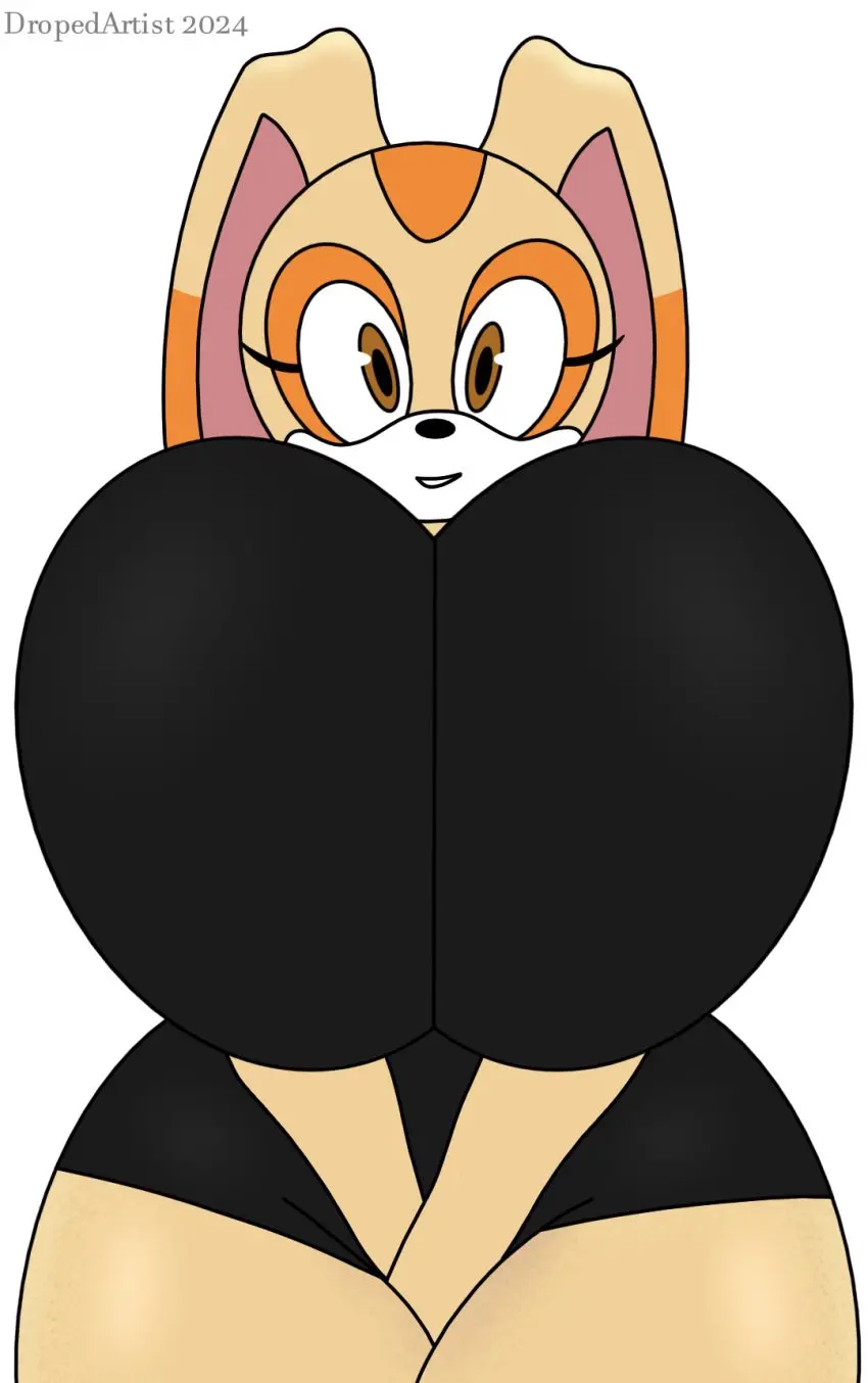 Image big_breasts,breasts,female,looking_at_viewer,open_mouth,furry,big_ass,huge_breasts,anthro,furry_female,breasts_bigger_than_head,enormous_breasts,aged_up,bunny_girl,self_upload,2024,sonic_(series),furry_only,crossed_arms,bunny,cream_the_rabbit,dropedartist