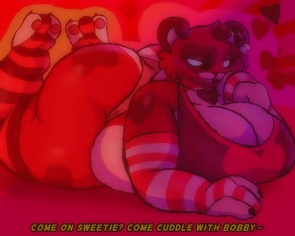 Image big_breasts,breasts,female,solo,ass,thick_thighs,thighs,thick_ass,furry_only,no_humans,big_tits,hearts,bobby_bearhug,critters_(poppy_playtime),jaysonweavile_(artist),poppy_playtime,poppy_playtime_(chapter_3),smiling_critters