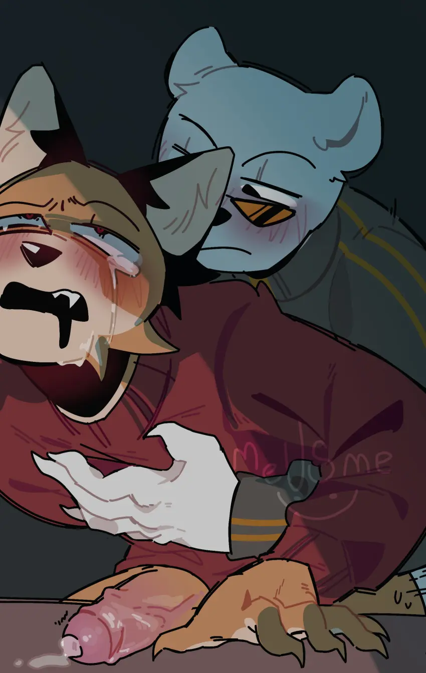 Image hi_res,male,duo,anal,anal_sex,male/male,anthro,absurd_res,penetration,canid,canine,mammal,bear,fox,true_fox,red_fox,deich0_0,fuyuki_yamamoto_(odd_taxi),odd_taxi,polar_bear,sekiguchi_(odd_taxi),table_sex,ursine,what_in_the_fuck