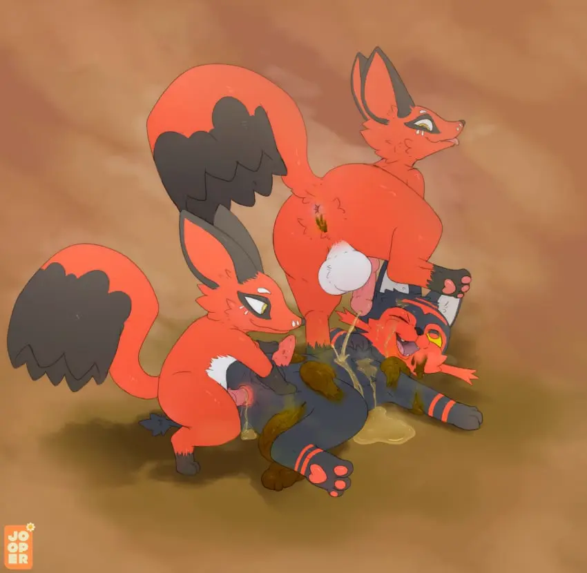 Image hi_res,group_sex,male,penis,pokemon,pokemon_(species),tail,tongue_out,lying,on_back,tongue,sex,erection,anal,anal_sex,male/male,balls,anus,spread_legs,spreading,looking_pleasured,nintendo,penetration,big_balls,genital_fluids,bodily_fluids,genitals,nickit,animal_genitalia,animal_penis,canine_genitalia,canine_penis,knot,raised_tail,feral,group,trio,generation_8_pokemon,feral_on_feral,peeing,feline_genitalia,feline_penis,backsack,generation_7_pokemon,musk,on_top,scat,smelly,gaggo,jooper,litten,peeing_inside,peeing_on_another,peeing_on_face,urine,urine_in_ass,urine_on_face,watersports,feces,feces_on_body,pooping_on_another
