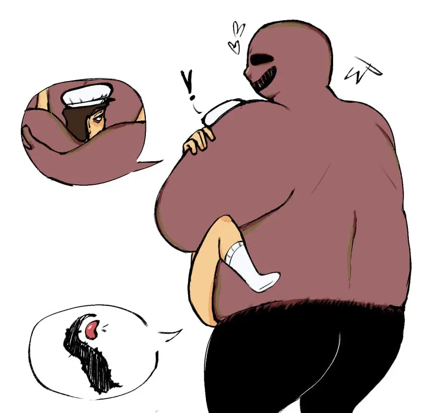 Image standing,male,nude,penis,sex,2boys,anal,anal_sex,male/male,male_only,yaoi,tagme,naked,gay,tentacle,bottomless,fat_male,standing_sex,overweight,larger_male,crossover,hugging,hearts,buckshot_roulette,dealer_(buckshot_roulette),kappi0,loaltoff,francis_mosses,that's_not_my_neighbor