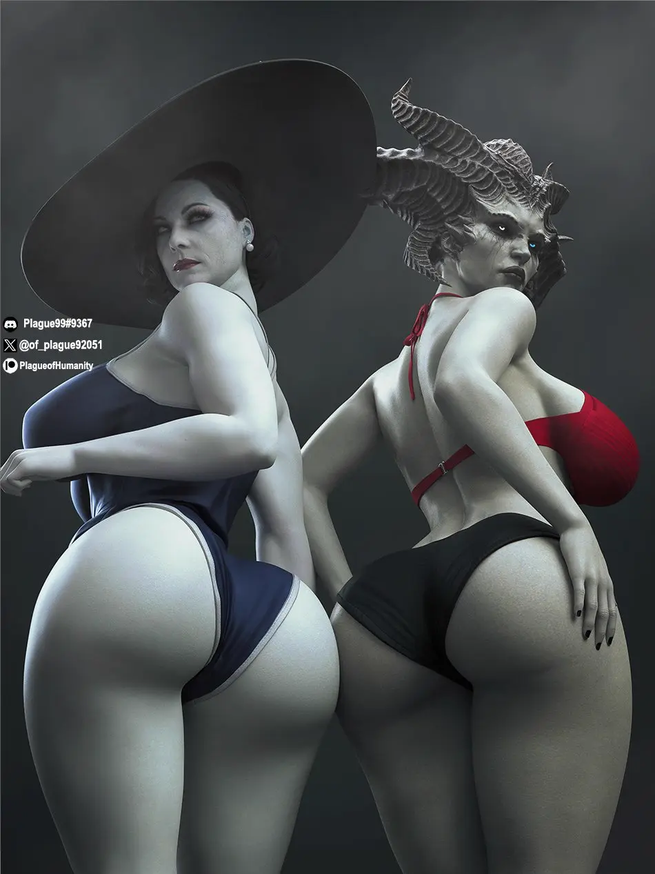 Image big_breasts,breasts,female,large_breasts,light-skinned_female,light_skin,2girls,black_hair,tail,demon_tail,ass,big_ass,bottom_heavy,female_focus,huge_ass,thick_thighs,thighs,voluptuous,white_skin,humanoid,milf,wide_hips,hips,waist,hair,huge_breasts,legs,thick,thick_ass,monster,monster_girl,voluptuous_female,lips,demon,pale-skinned_female,busty,curvy,curvy_figure,pale_skin,dark_hair,mature_female,3d,demon_girl,demon_horns,demon_wings,hourglass_figure,slim_waist,grey_body,mother,chest,curvaceous,thick_hips,thick_legs,mature,white_body,large_ass,queen,top_heavy,villainess,crossover,succubus,blizzard_entertainment,mini_giantess,capcom,garter_straps,grey-skinned_female,grey_skin,resident_evil,demoness,white-skinned_female,bust,tall_female,villain,resident_evil_8:_village,alcina_dimitrescu,diablo,diablo_4,eastern_and_western_character,lilith_(diablo),mutant,pale,plague_of_humanity_(artist),succubus_horns,succubus_queen,tall_girl