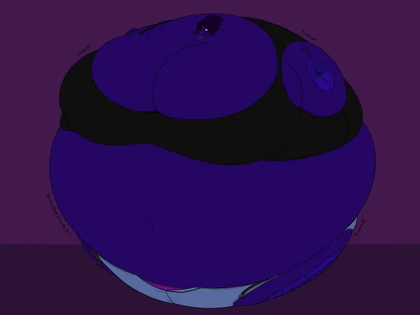 Image big_breasts,breasts,female,furry,thick_thighs,wide_hips,cleavage,huge_breasts,tagme,character_request,blueberry_inflation,inflation,spherical_inflation,sunken_head,sunken_limbs,lj_caffie