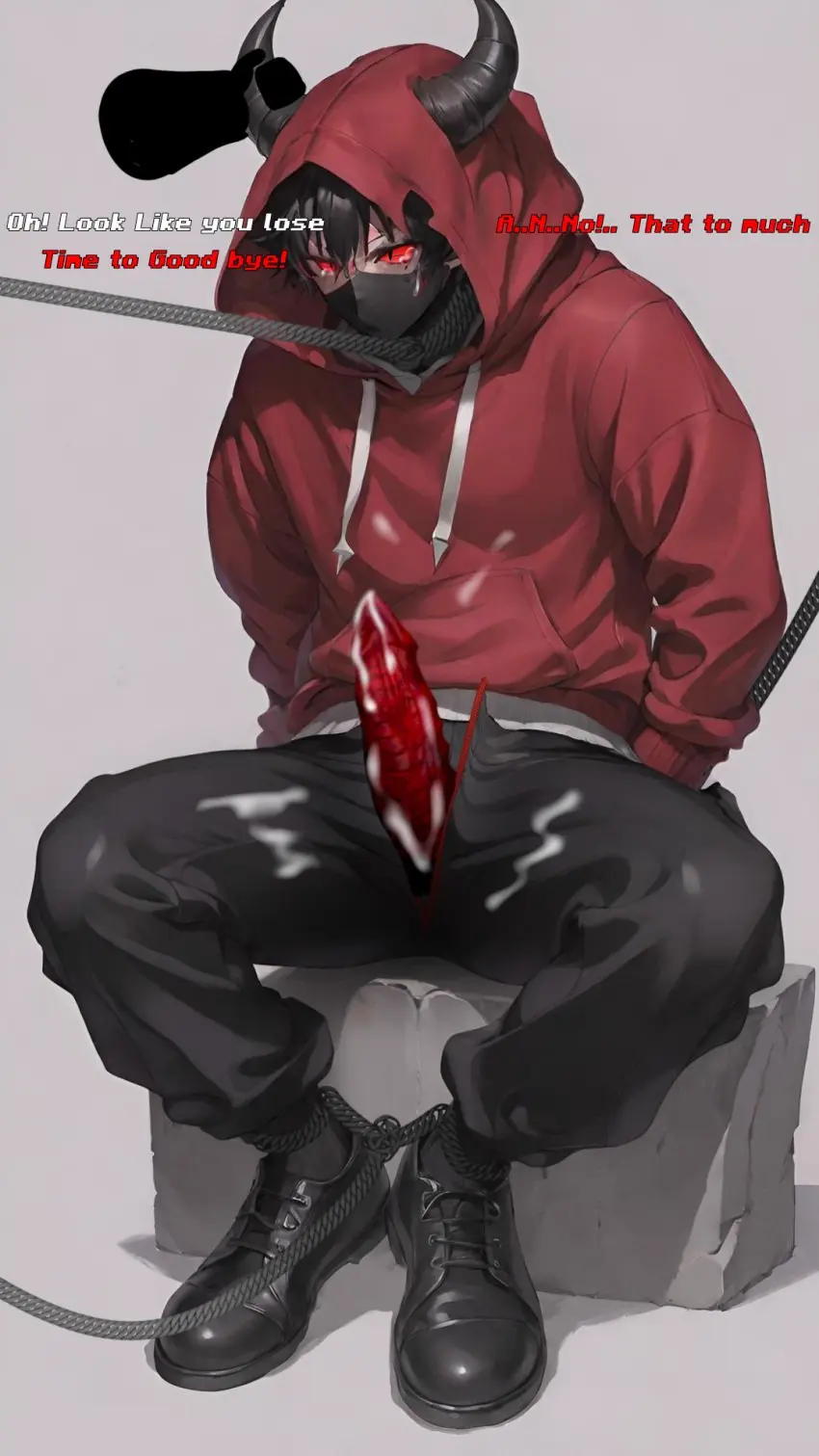 Image male,male_only,demon,demon_boy,male_focus,roblox,youtuber,demon_youtuber,door