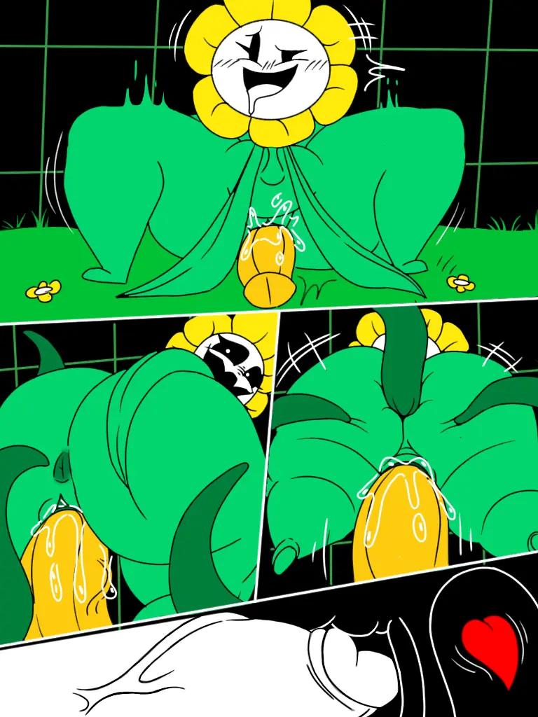Image female,human,male,penis,anal,drooling,male/female,riding_penis,penis_in_pussy,ass_focus,blush_lines,undertale,rule_63,spread_ass,plantie,flowey_the_flower,human_on_plantie,japansadface,vines,frisk,hands_on_floor