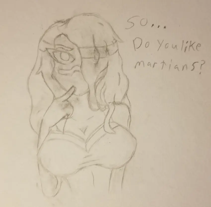 Image female,dialogue,facial_mark,alien,alien_girl,drawn,looney_tunes,warner_brothers,alien_humanoid,duck_dodgers,martian,martian_(duck_dodgers),queen_tyr'ahnee,wip,trapknight