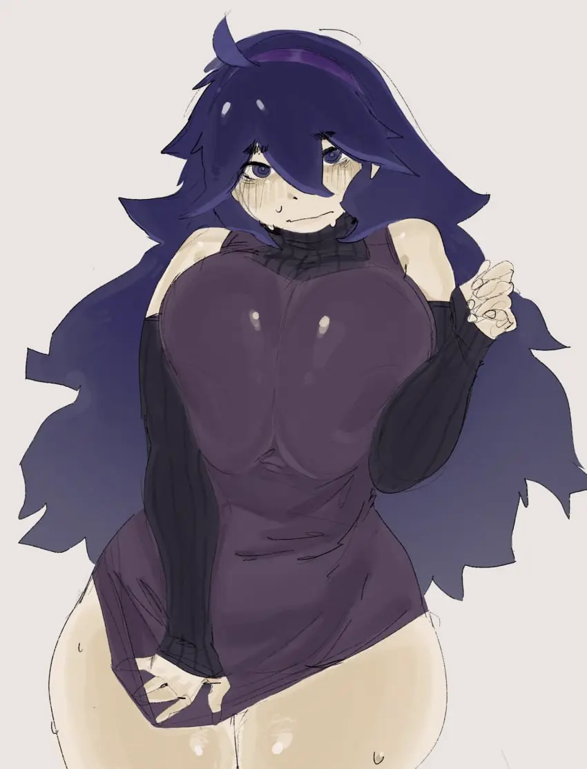 Image 1girls,big_breasts,breasts,clothed,female,female_only,solo,pokemon,female_focus,thick_thighs,thighs,embarrassed,shy,clothed_female,hairband,headband,solo_female,solo_focus,hex_maniac,bawlboxer,khentaiu