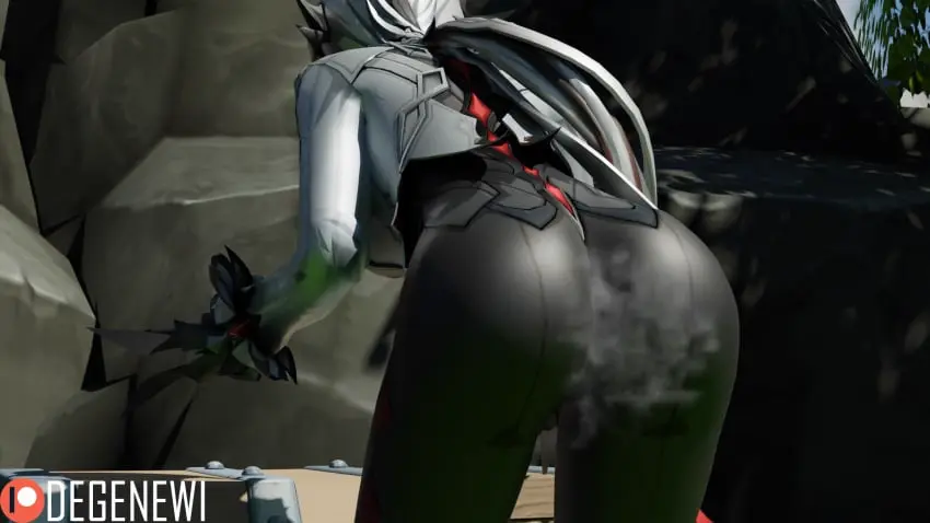 Image 1girls,female,female_only,solo,white_hair,ass,big_ass,big_butt,smelly_ass,solo_female,mature_female,genshin_impact,3d,blender,mature,arlecchino_(genshin_impact),smell,fart,fart_fetish,gassy,farting,black_and_white_hair,farts,gas