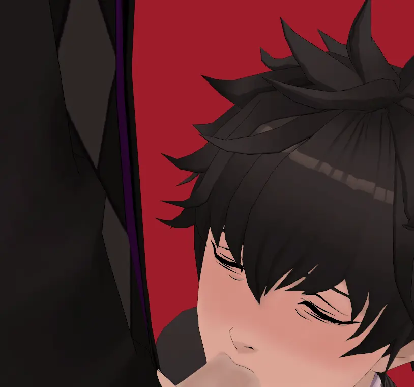 Image male,yaoi,blowjob,ai:_the_somnium_files,ai:_the_somnium_files_-_nirvana_initiative,face_closeup,kaname_date,kuruto_ryuki,mmd