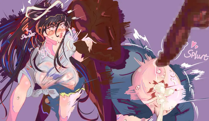Image female,cum,male,dark-skinned_male,interracial,anal,censored,to_aru_majutsu_no_index,red_lips,raceplay,grandarcch,kanzaki_kaori