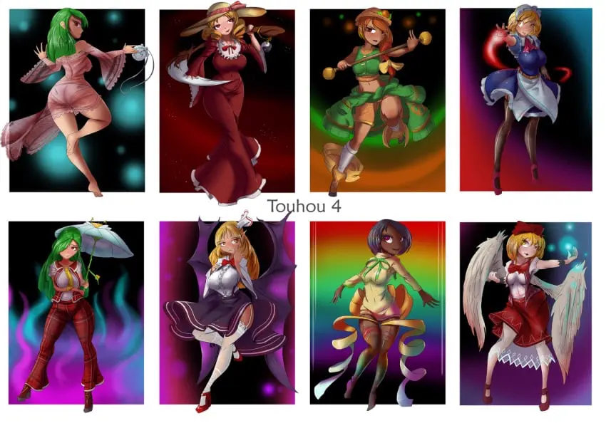 Image pants,touhou,tagme,thick,pajamas,race_swap,greenm,touhou_(pc-98),elly_(touhou),gengetsu,gengetsu_(touhou),hikariko,hikariko_(touhou),kazami_yuuka,kurumi_(touhou),mugetsu,mugetsu_(touhou),orange_(touhou),yuka_kazami,yuuka_kazami