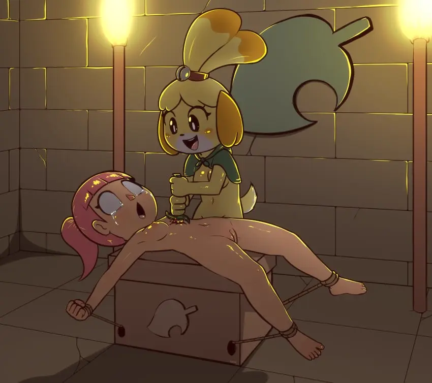 Image blush,breasts,clothing,female,hi_res,human,nipples,smile,navel,nude,pussy,duo,ponytail,feet,shaded,hair,pink_hair,anthro,crying,absurd_res,scared,small_pupils,nintendo,blood,bodily_fluids,canid,canine,canis,domestic_dog,genitals,mammal,5_fingers,animal_crossing,isabelle_(animal_crossing),dying,imminent_death,snuff,tears,fingers,weapon,toes,bound,tribal,light,rock,fist,bell,fatal,melee_weapon,5_toes,pupils,dungeon,innie_pussy,arms_tied,lighting,gore,legs_tied,pain,dagger,blush_stickers,torch,guro,wall_(structure),villager_(animal_crossing),stab,compact_body,constricted_pupils,e254e,execution,executioner_(female),fatal_wound,insane,killing,natural_breasts,poncho,ritual,ritual_sacrifice,ryona,sacrifice,spread_eagle,stabbed_heart,stone_wall