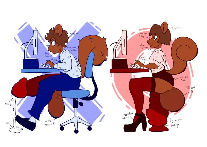 Image clothed,clothing,female,hi_res,solo,male,penis,crossdressing,femboy,balls,anthro,absurd_res,penetration,masturbation,mammal,sex_toy,dildo,hyper_balls,hyper_penis,hung_femboy,computer,electronics,furniture,feminization,before_and_after,chair,rodent,plug_(sex_toy),sex_toy_insertion,tired,sciurid,tree_squirrel,hung_bottom,dildo_insertion,dildo_sitting,office_clothing,balls_expansion,orgasm_denial,hung_trap,urethral,urethral_penetration,bodohcibai,content_smile,correct_gaming_posture,correct_gaming_posture_(meme),office_chair,secretary,secretary_outfit,tomgirl,urethral_bulge,urethral_dildo_sitting,urethral_plug