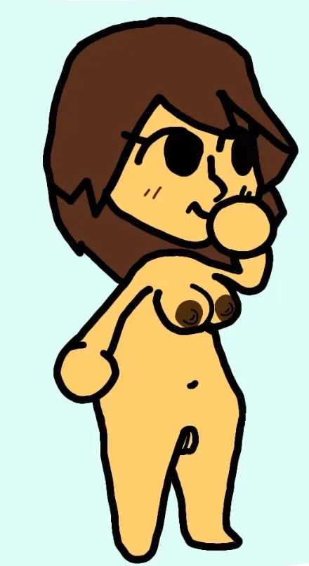 Image 1girls,breasts,female,female_only,human,nipples,nude,pussy,vagina,nude_female,2d,medium_breasts,brown_hair,black_eyes,2d_(artwork),shaved_crotch,mii,wii,blazeman345_(artist),dummy_girl_(mii)