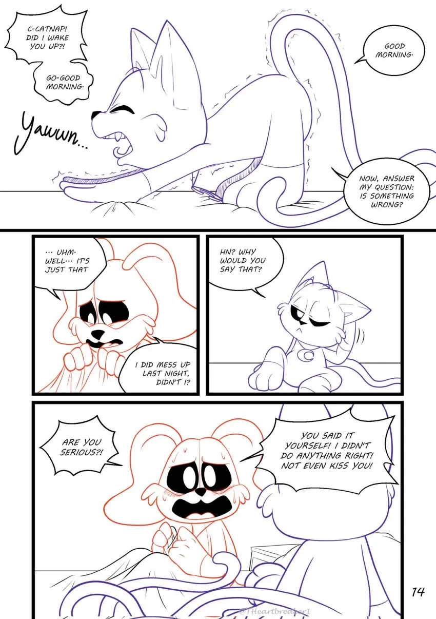 Image tail,sex,anthro,tagme,after_sex,comic,comic_page,canine,fur,feline,furry_only,anthro_only,no_humans,anthro_on_anthro,stretching,critters_(poppy_playtime),poppy_playtime,poppy_playtime_(chapter_3),smiling_critters,catnap_(poppy_playtime),dogday_(poppy_playtime),theartbreaker1