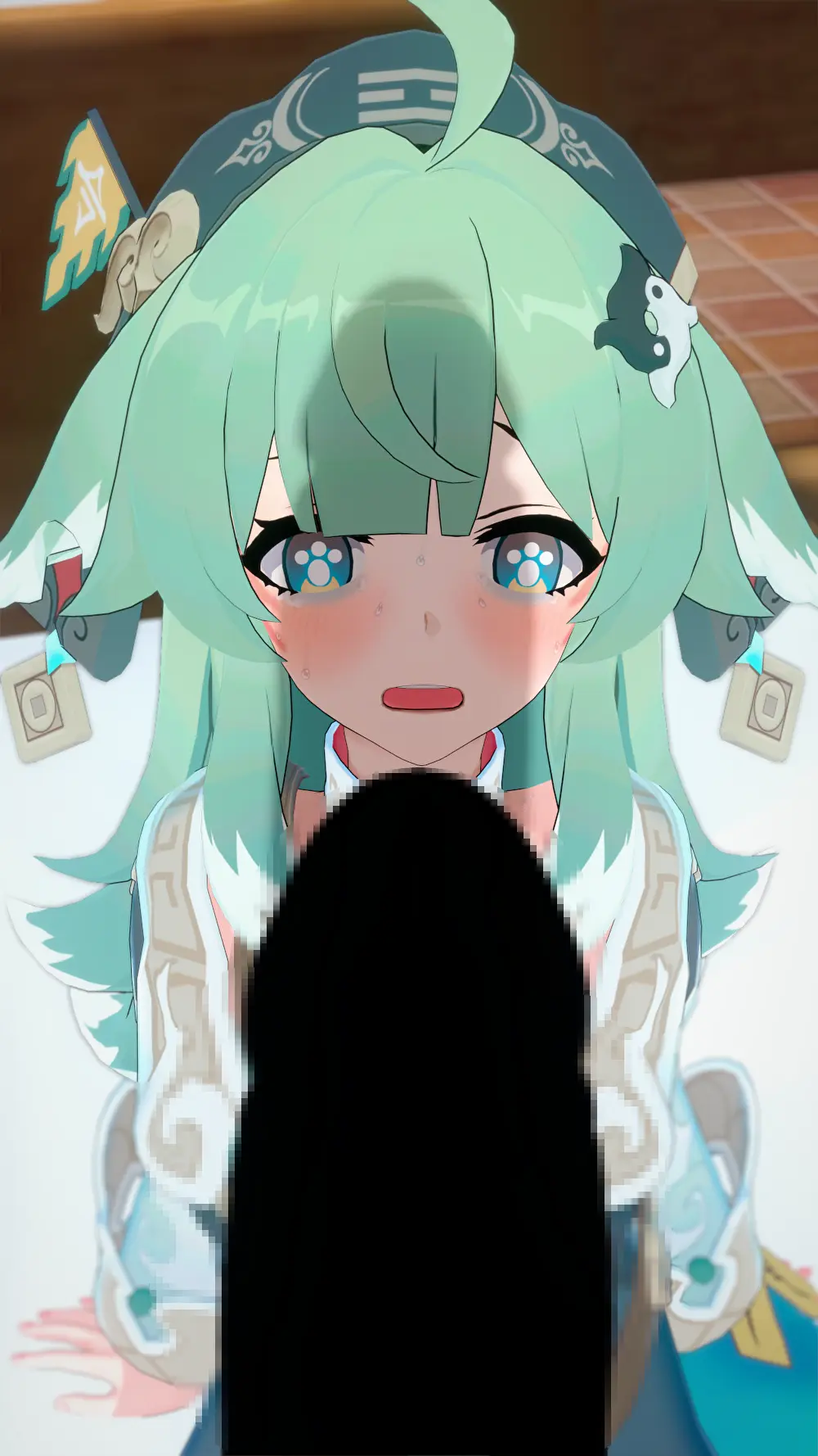 Image 1girls,blush,female,1boy,male,penis,big_penis,huge_cock,3d,koikatsu,thick_penis,large_penis,gigantic_penis,long_penis,massive_penis,honkai:_star_rail,huohuo_(honkai:_star_rail),fat_cock,penis_shadow,caelus_(honkai:_star_rail),sea_(artist)