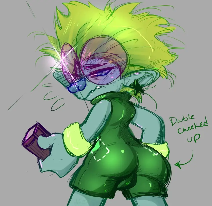 Image solo,1boy,male,ass,male_only,tagme,tight_clothing,bosschii111,clay_(trolls),trolls,trolls_band_together