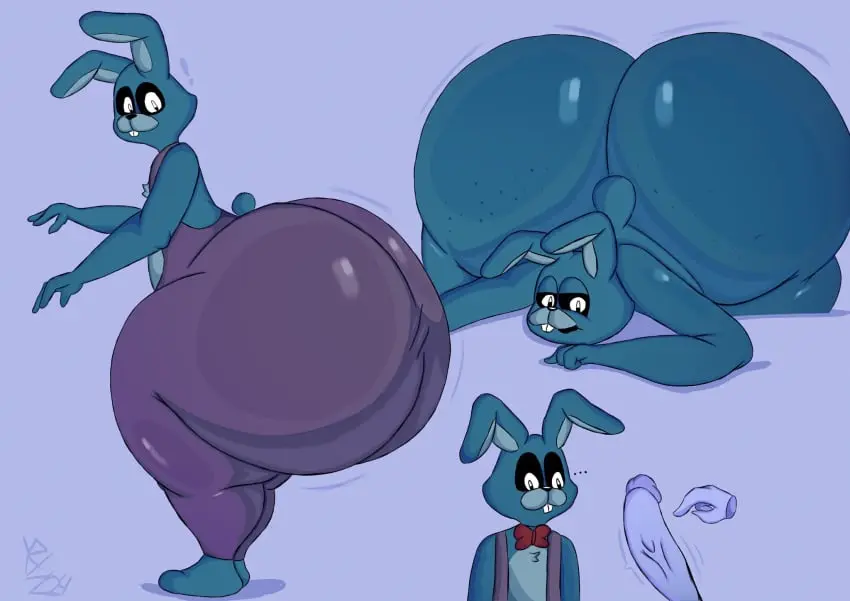 Image hi_res,simple_background,solo,male,penis,ass,big_butt,big_penis,huge_butt,male/male,huge_cock,anthro,presenting,fur,genitals,mammal,hyper_butt,blue_body,presenting_hindquarters,blue_fur,lagomorph,leporid,rabbit,hyper,five_nights_at_freddy's,scottgames,bonnie_(fnaf),yoshuacomoyoshu