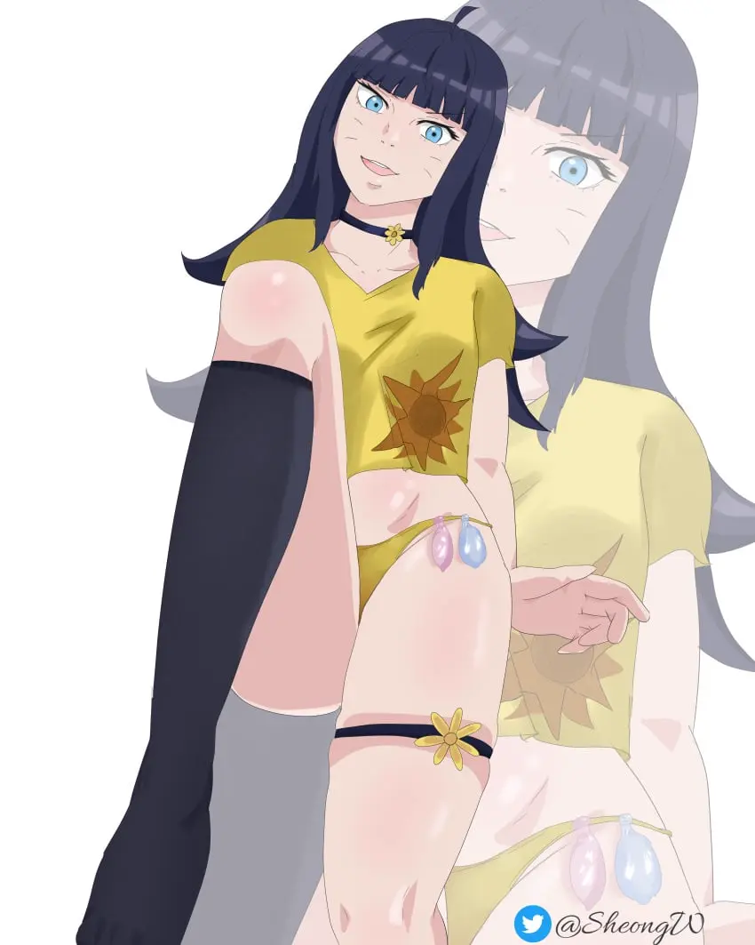 Image 1girls,female,female_only,human,open_mouth,solo,black_hair,blue_eyes,legs,condom,naruto,naruto_(series),boruto:_naruto_next_generations,sheong_wong,boruto:_two_blue_vortex,uzumaki_himawari