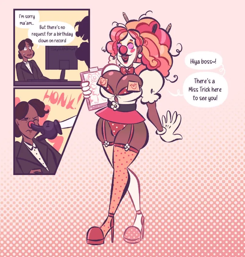 Image breasts,female,huge_ass,thick_thighs,wide_hips,cleavage,huge_breasts,text,dark-skinned_female,bimbo,high_heels,english_text,transformation,hypnosis,ass_expansion,breast_expansion,hourglass_expansion,brainwashing,clown,clown_girl,thigh_expansion,lip_expansion,identity_death,bimbofied,brain_drain,iq_loss,clownification,ganguro,inkyfluffdraws,intelligence_drain,intelligence_loss