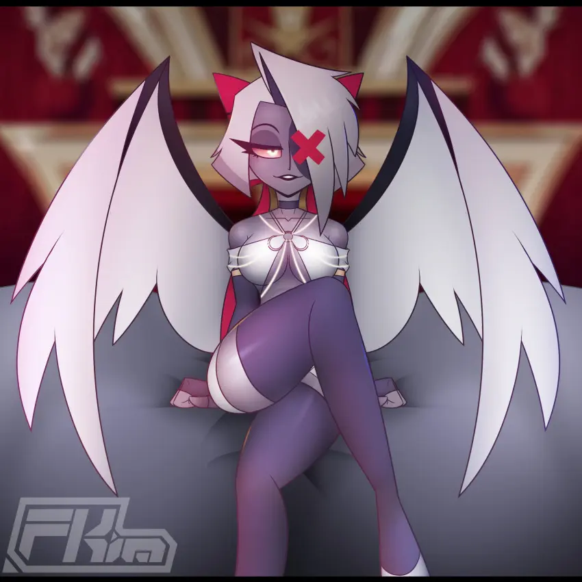 Image female,tagme,hazbin_hotel,1girl,vaggie_(hazbin_hotel),fkimnsfw