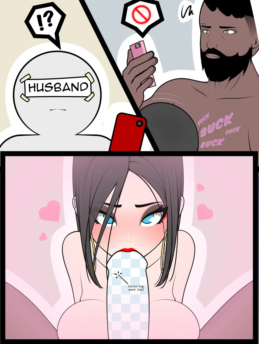 Image big_breasts,breasts,female,black_hair,artist_request,censored,netorare,ntr,miorapysstics