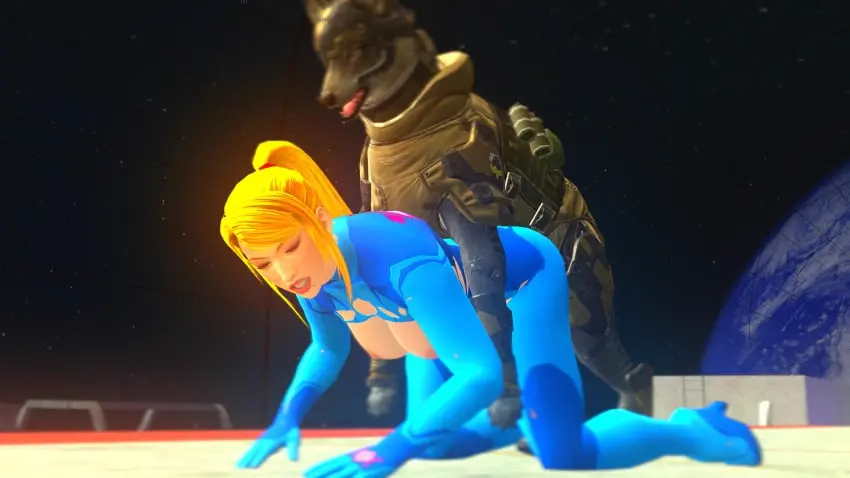 Image female,blonde_hair,canine,blonde_hair_female,bodysuit,blonde_female,space,torn_clothes,feral,zoophilia,torn_clothing,garry's_mod,metroid,samus_aran,torn_bodysuit,suit,inden-ial,metal_gear_solid,metal_gear_solid_v,gmod,diamond_dog,zero_suit,zero_suit_samus