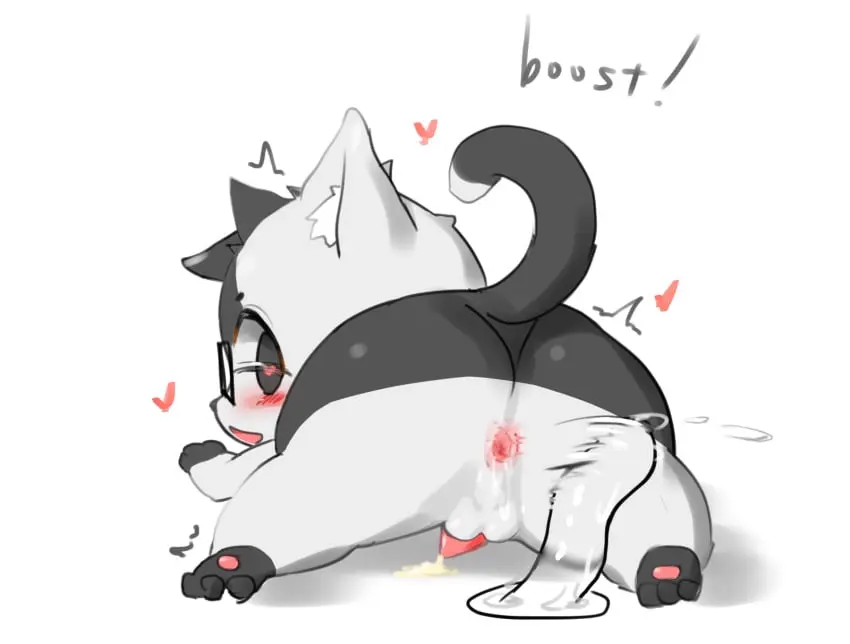 Image blush,head_tilt,hi_res,looking_at_viewer,open_mouth,solo,cum,male,nude,tail,lying,ass,looking_back,balls,eyewear,glasses,anus,presenting,genital_fluids,bodily_fluids,fur,genitals,mammal,multicolored_body,multicolored_fur,two_tone_body,two_tone_fur,sex_toy,paws,black_eyes,dildo,motion_lines,all_fours,gaping,gaping_anus,leaking_cum,black_nose,feline,presenting_hindquarters,no_humans,blush_lines,markings,tuft,dipstick_tail,tail_markings,heart_symbol,felid,domestic_cat,felis,perineum,presenting_anus,shaking,cum_on_ground,pawpads,hindpaw,backsack,heart_eyes,eyewear_only,glasses_only,wearing_glasses,inner_ear_fluff,countershading,black_hands,curled_tail,shivering,bodily_fluids_in_ass,countershade_butt,reboot_(character),rectangular_glasses,transparent_dildo,transparent_sex_toy,tuxedo_cat,xanadu_corona,head_fluff,head_turn,head_turned