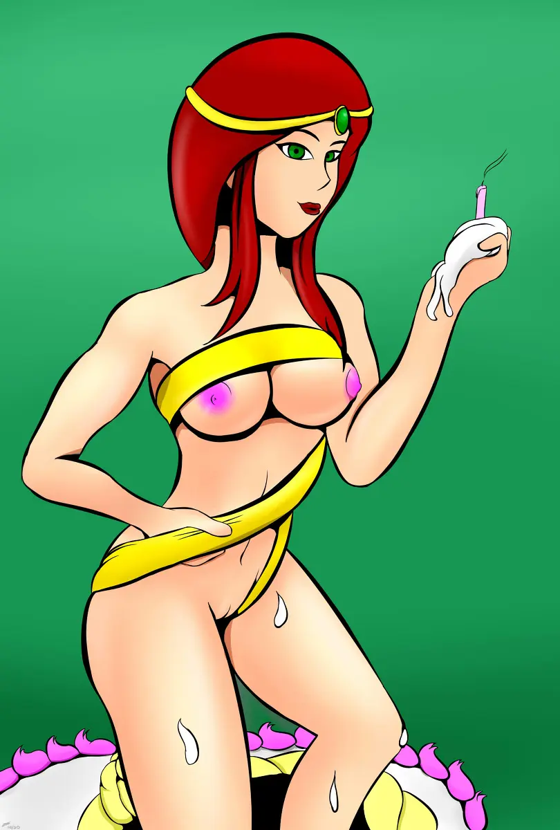 Image 1girls,breasts,female,light-skinned_female,light_skin,solo,pussy,red_hair,asian_mythology,goddess,mythology,smite,chinese_mythology,nu_wa_(smite),zombishop