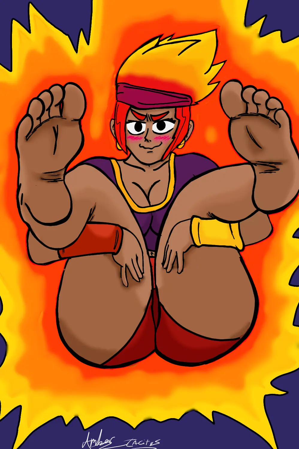 Image big_breasts,breasts,female,pussy,ass,big_ass,feet,foot_fetish,feet_up,ass_focus,ass_grab,brawl_stars,feet_together,foot_focus,sweaty_feet,smelly_feet,semi_nude,amber_(brawl_stars),burning,tacitusart