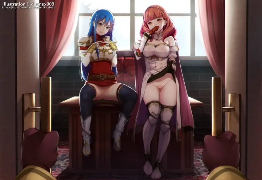 Image breasts,female,looking_at_viewer,smile,1boy,2girls,ffm_threesome,gloves,male,multiple_girls,oral,pussy,thighhighs,threesome,bedroom_eyes,earrings,seductive,thick_thighs,thighs,fellatio,orange_eyes,bare_thighs,orange_hair,ass_visible_through_thighs,medium_breasts,spread_legs,sitting,teenager,on_table,teenage_girl,censored,inviting,inviting_to_sex,mosaic_censoring,indoors,nintendo,pov,lifted_by_self,presenting,male_pov,no_panties,sex_toy,strap-on,cape,clothes_lift,dildo,fire_emblem,fire_emblem_heroes,wife,princess,teasing,ring,window,cheating,netorare,boots,table,skirt_lift,presenting_pussy,light,royalty,imminent_sex,suggestive,upskirt,harem,cheating_wife,wedding_ring,door,come_hither,opening_door,caeda_(fire_emblem),celica_(fire_emblem),cheating_wives,dannex009,fire_emblem:_mystery_of_the_emblem,fire_emblem:_shadow_dragon_and_the_blade_of_light,fire_emblem_echoes:_shadows_of_valentia,kiran_(fire_emblem),kiran_(fire_emblem)_(male)