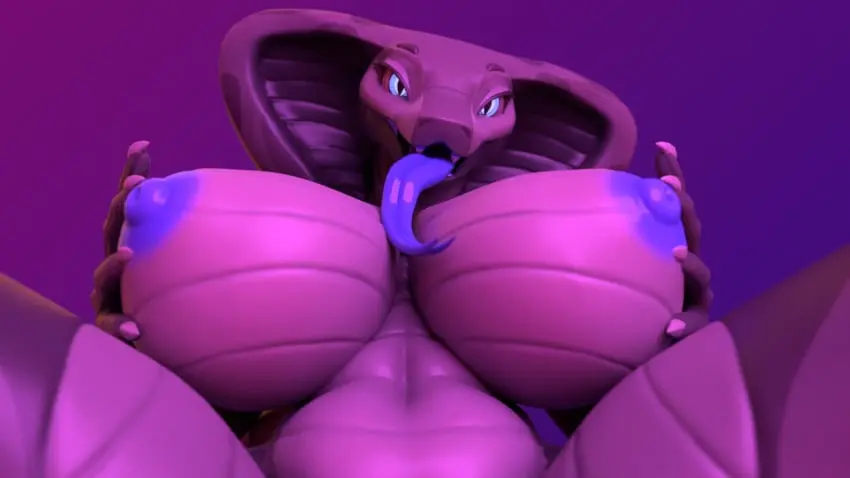 Image female,tagme,3d,snake,snake_girl,da.nilkaz,sapphire_(da.nilkaz)