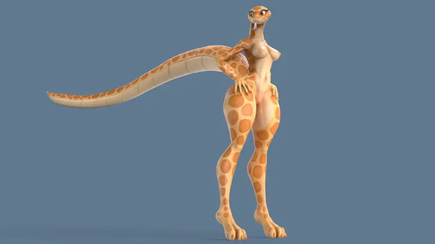 Image female,tagme,character_request,3d,snake,snake_girl,da.nilkaz