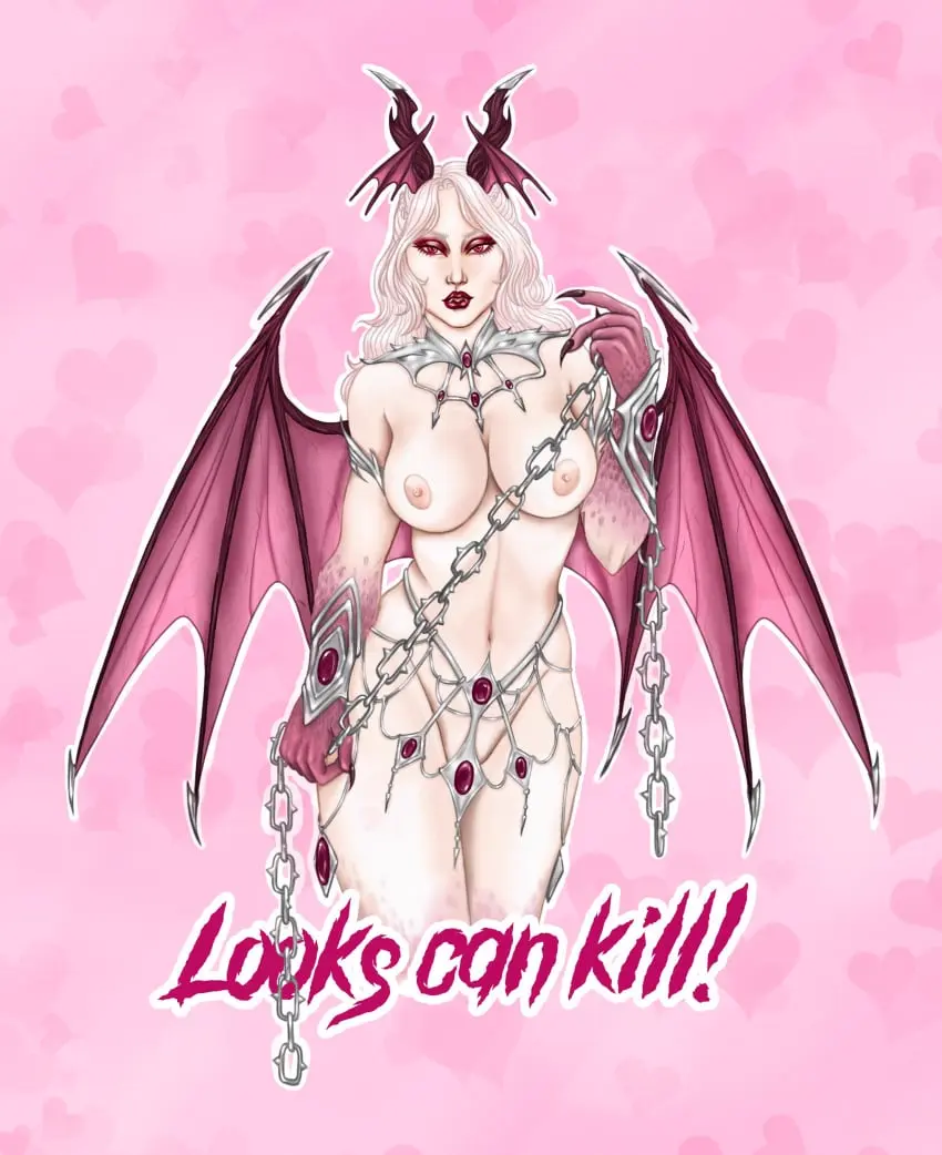 Image 1girls,big_breasts,breasts,female,light-skinned_female,light_skin,solo,nude,blonde_hair,goddess,mythology,smite,european_mythology,greek_mythology,alternate_costume,succubus,aphrodite_(smite),freddyhcl,temptress_aphrodite