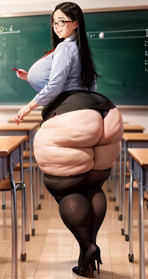 Image huge_ass,ai_generated,blonde_hair,stable_diffusion,bbw,cellulite,akimbo223