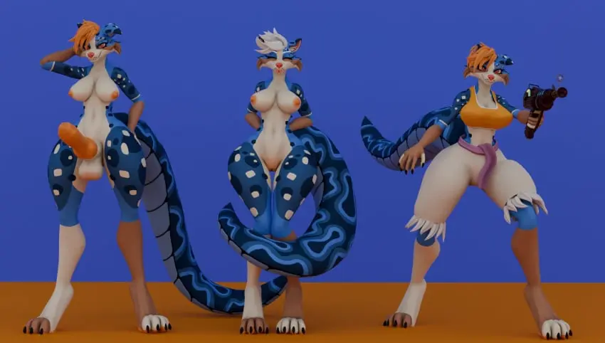 Image tagme,original_character,3d,nicko_nachos,nickosnekdoggo