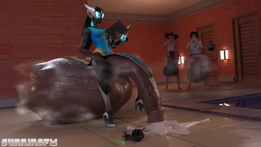 Image cum,penis,futanari,intersex,dark_skin,balls,sitting,futa_only,3d,self_upload,bulge,partially_clothed,hyper_penis,dark-skinned_futa,book,group,futa_with_futa,hyper,overwatch,overwatch_2,mostly_nude,casual_nudity,vore,musk,musk_clouds,cock_vore,d.va,ashe_(overwatch),mei_(overwatch),casual_exposure,musky,ineffective_clothing,3futas,musky_balls,sitting_on_balls,snowball_(overwatch),sunninsfw,symmetra,vore_bulge