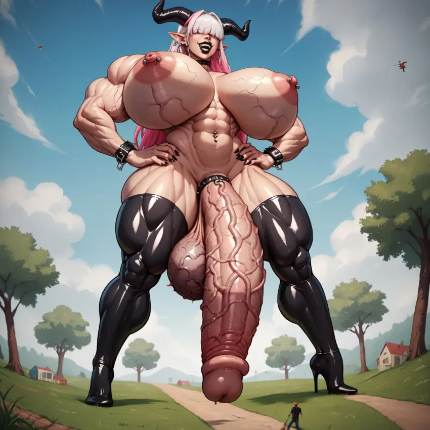 Image breasts,nude,penis,1futa,futanari,intersex,muscular,ai_generated,solo_focus,balls,huge_breasts,veiny_penis,tagme,high_heels,hyper_penis,nude_futa,giantess,mostly_nude,futa_giantess,micro,futa_focus,muscular_futa,shennru,very_long_penis,veiny_balls,veiny_testicles,veiny_breasts,veiny_muscles
